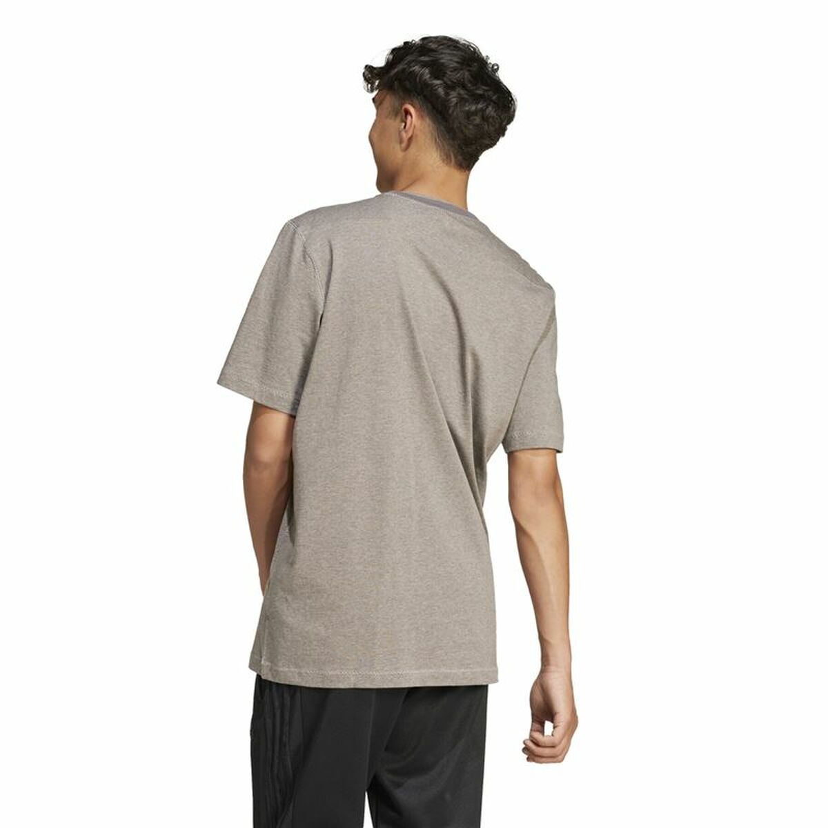 T-shirt med kortärm Herr Adidas Seasonal Essentials Brun Ljusgrå - 3