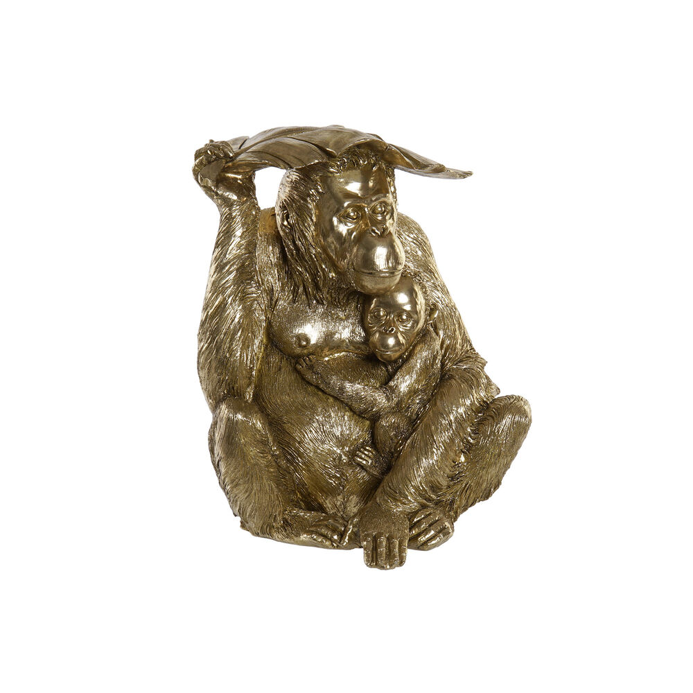 Prydnadsfigur DKD Home Decor RF-170825 Gyllene Kolonial 39 x 39 x 50 cm Löv av en växt - 2