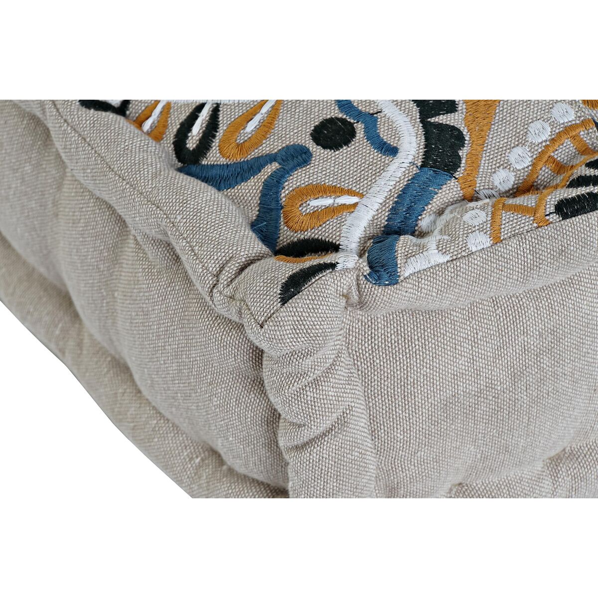 Fåtölj DKD Home Decor Gul Blå Beige 145 x 76 x 1 cm - 7