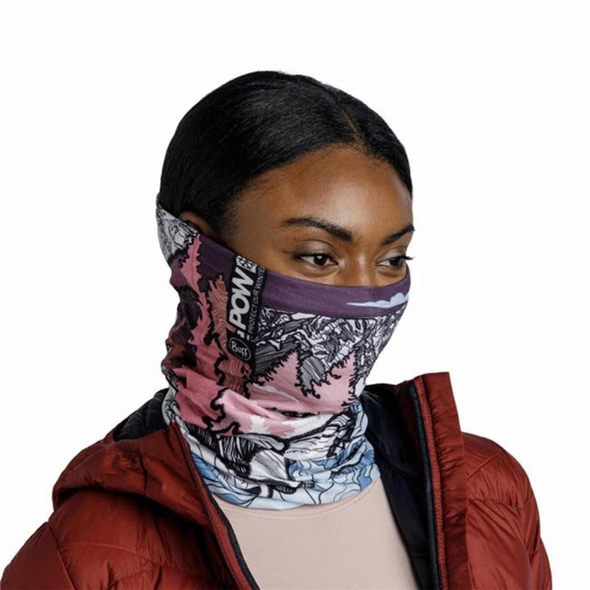 Nackvärmare Buff Pow Ustir Multi Violett - 3