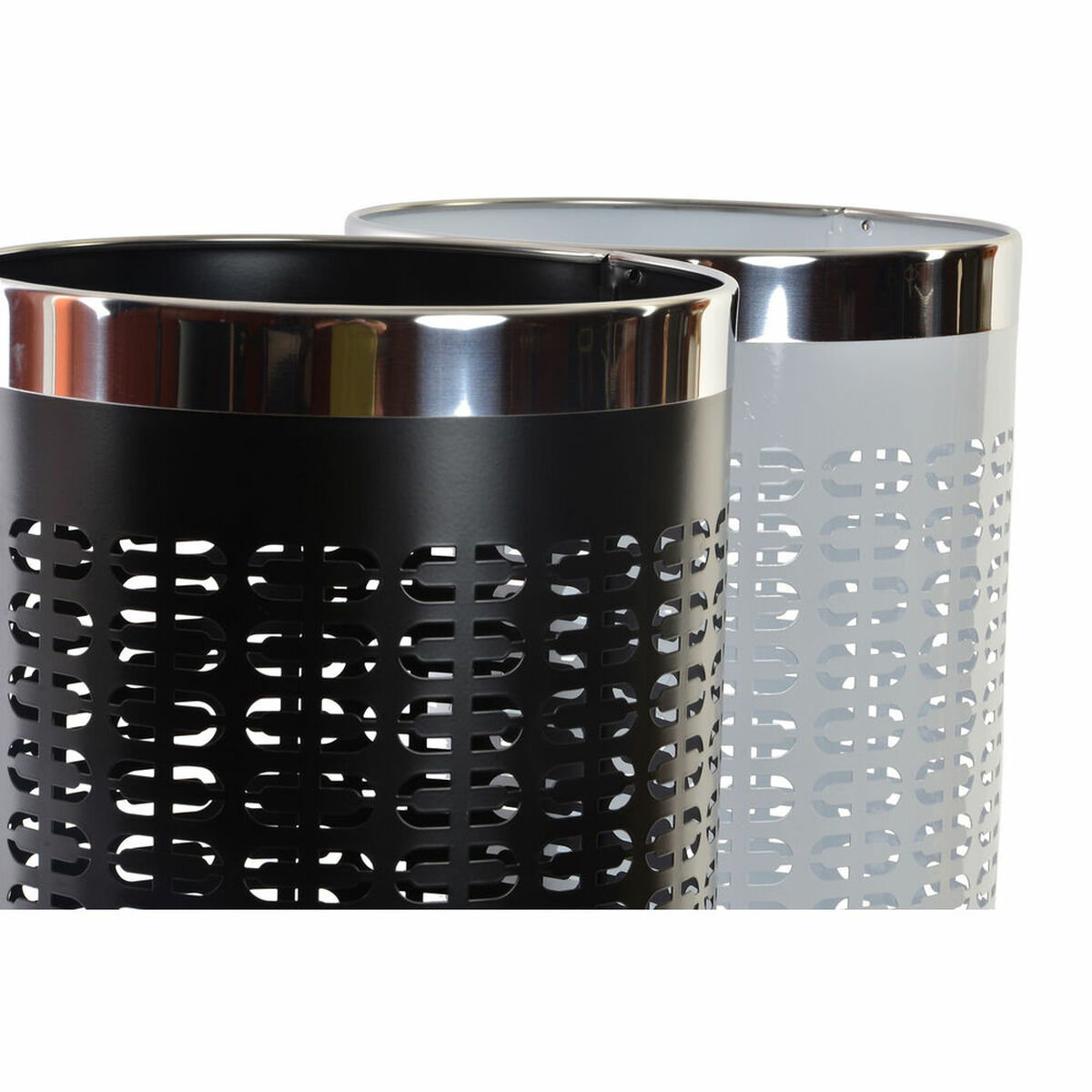 Paraplyställ DKD Home Decor 23 x 50 cm Vit Svart Stål 23 x 23 x 50 cm (2 antal) - 6