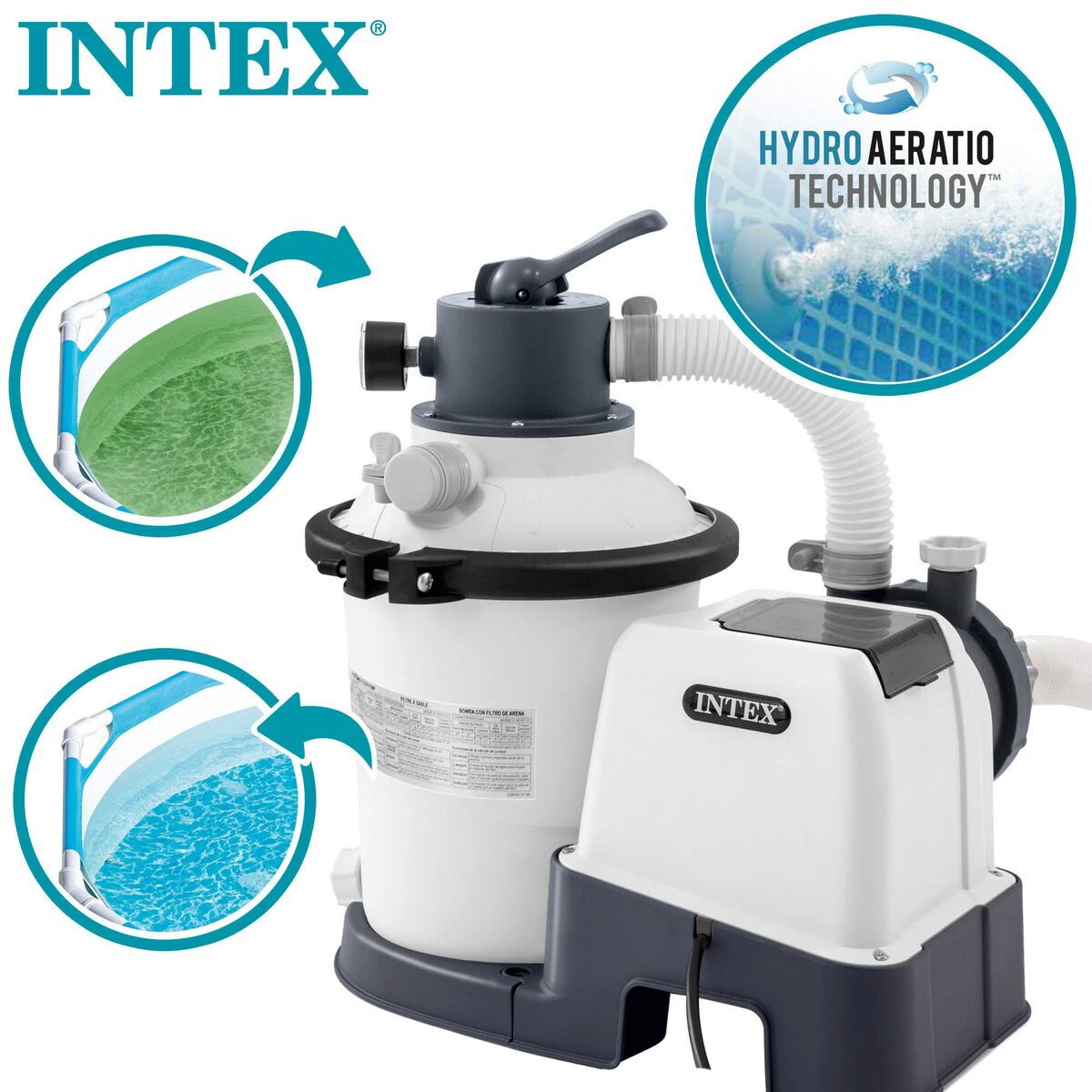 Reningsverk för simbassäng Intex - 8