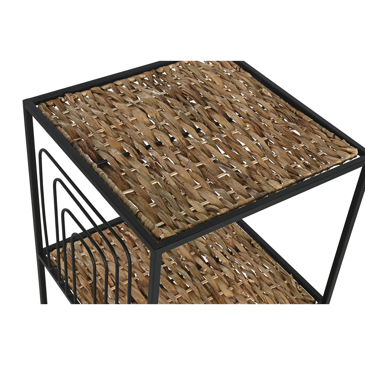 Bokhylla Home ESPRIT Svart Metall Fibrer 35 x 35 x 98 cm - 2