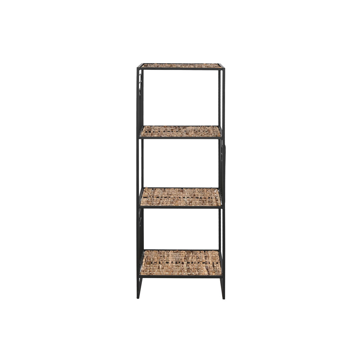 Bokhylla Home ESPRIT Svart Metall Fibrer 35 x 35 x 98 cm - 4