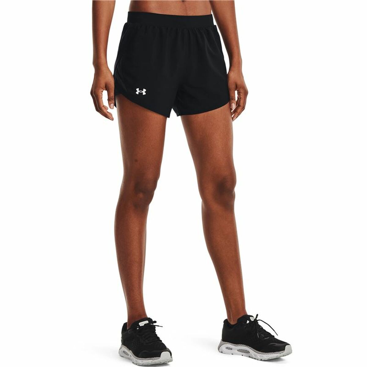 Sportshorts för kvinnor Under Armour Fly-By 2.0 Svart - 3