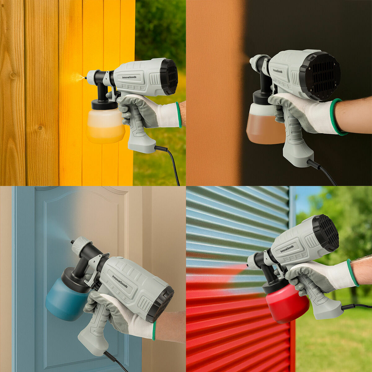 Elektrisk färgspruta (sprej) Spraint InnovaGoods 1 L 500 W - 3