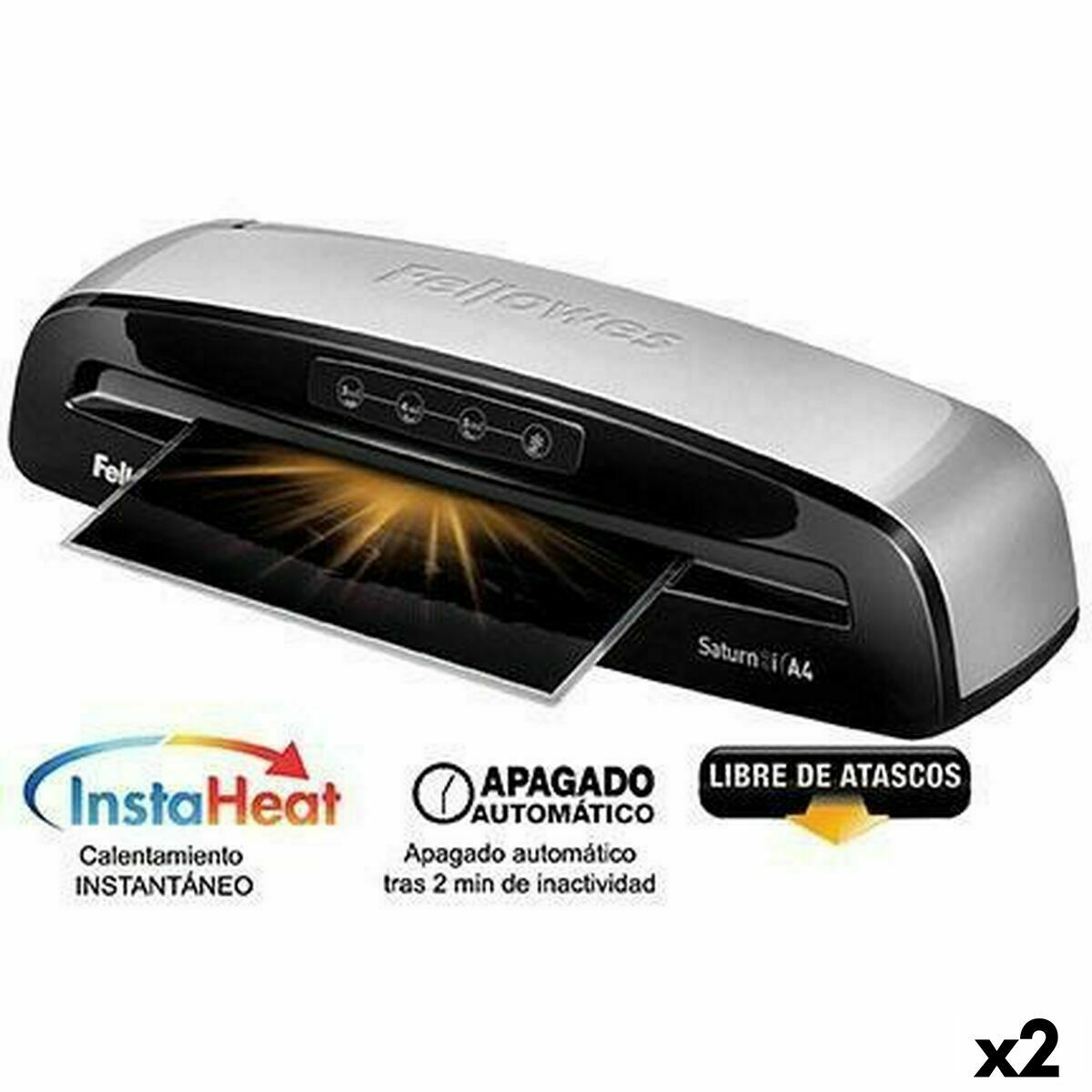 Laminator Fellowes Saturn 3i Svart Silvrig - 2