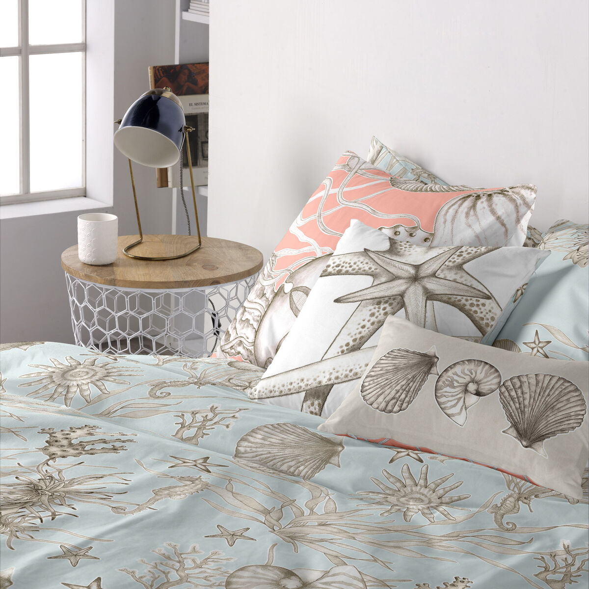 Örngott HappyFriday Coral reef Multicolour 50 x 75 cm (2 antal) - 4
