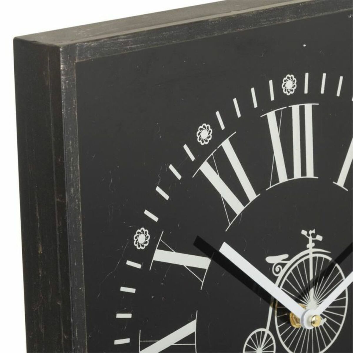 Väggklocka Alexandra House Living Svart Glas Järn Trä MDF 76 x 3 x 36 cm - 3