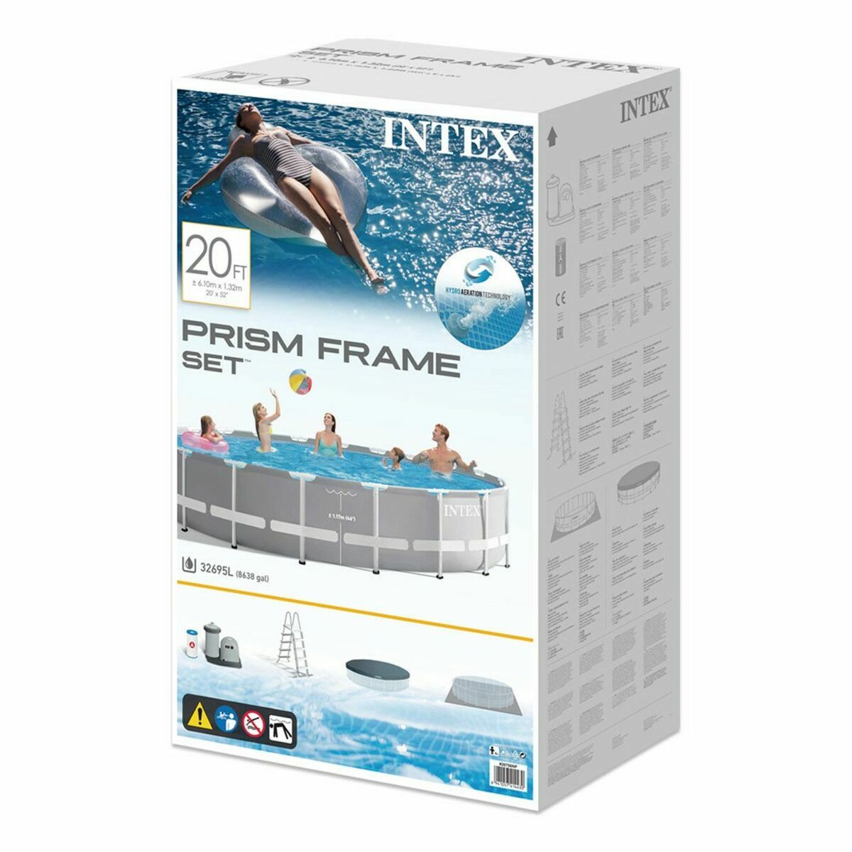 Bollhav Intex Prism Frame Grå 32.695 l 610 x 132 cm - 6