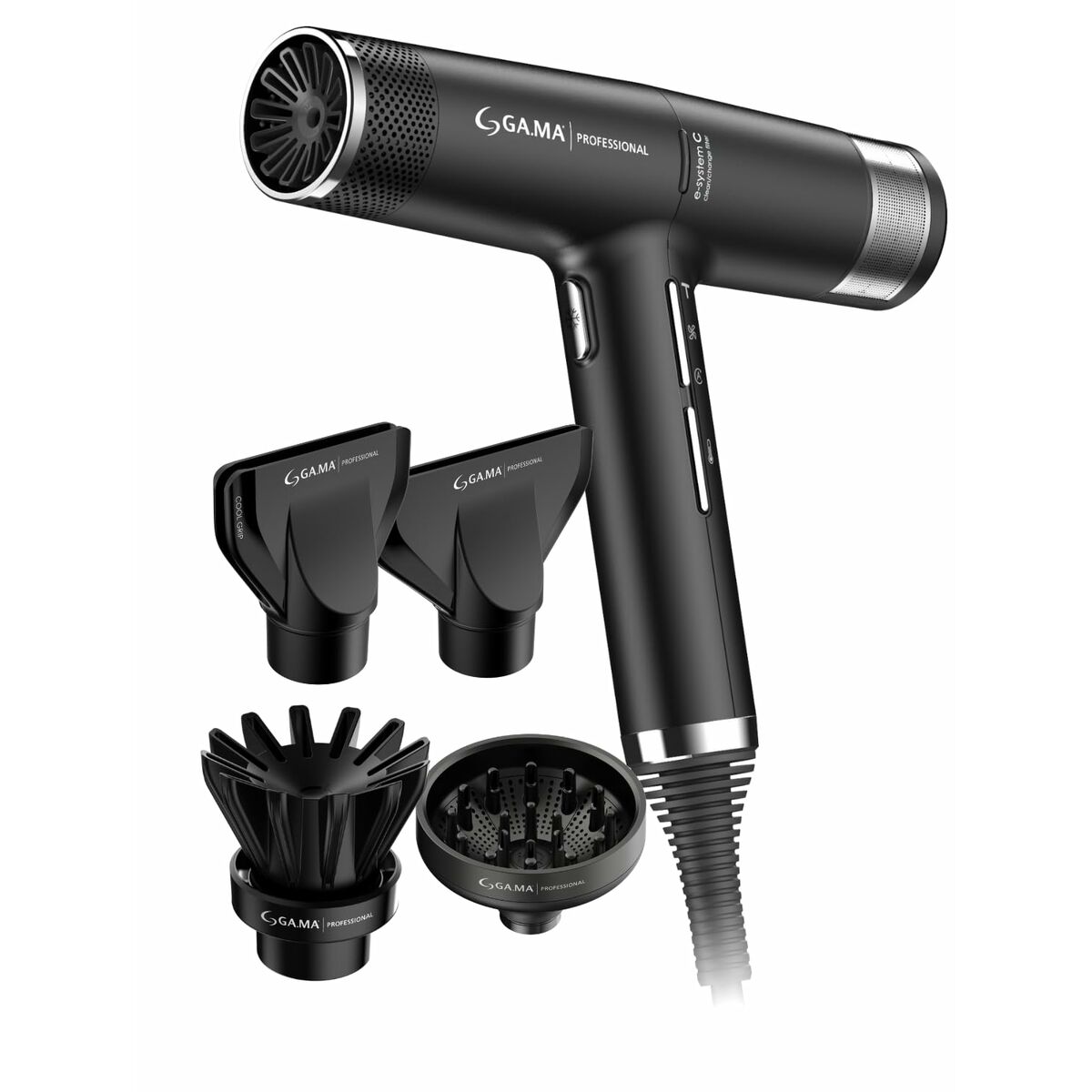 Hårtork Gama Professional PH6080BK Svart 1600 W