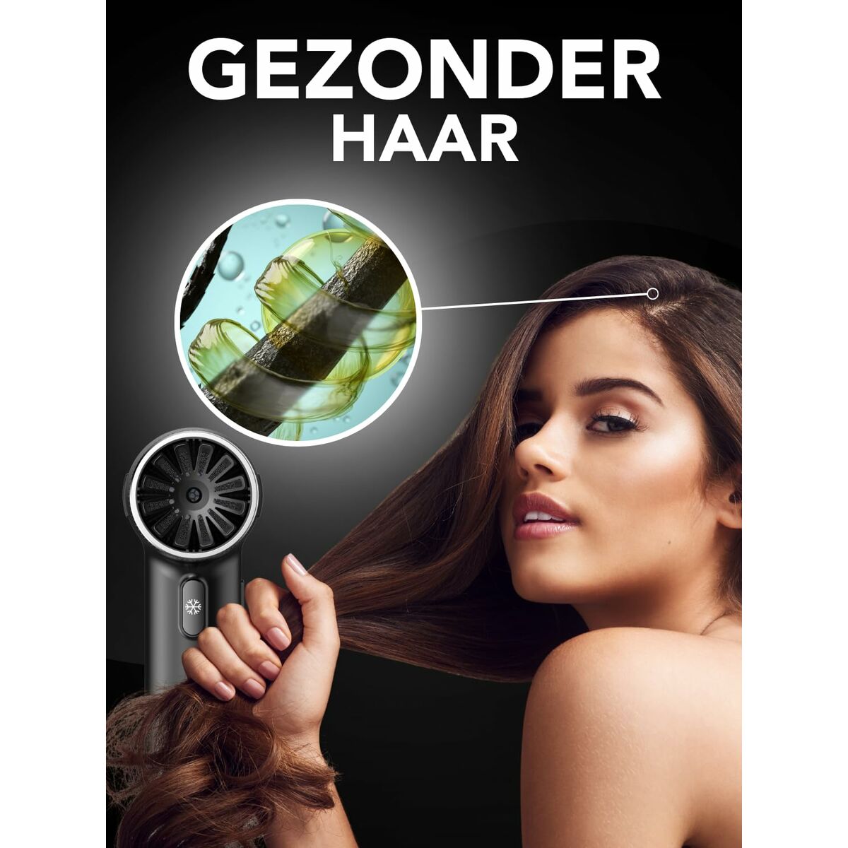 Hårtork Gama Professional PH6080BK Svart 1600 W - 2
