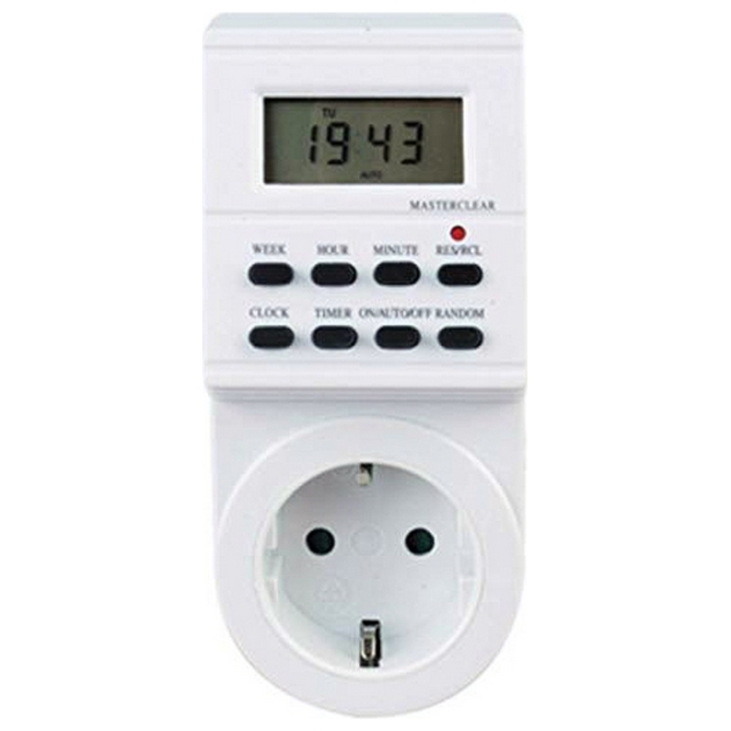 Kontakt med digital timer Silver Electronics 49401 - 2