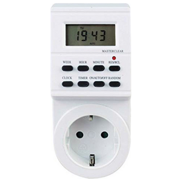 Kontakt med digital timer Silver Electronics 49401
