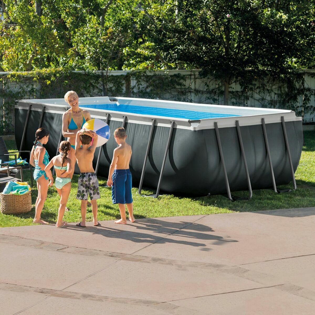 flyttbar pool Intex Ultra XTR 549 x 274 x 132 cm 17.203 l Rektangulär - 2