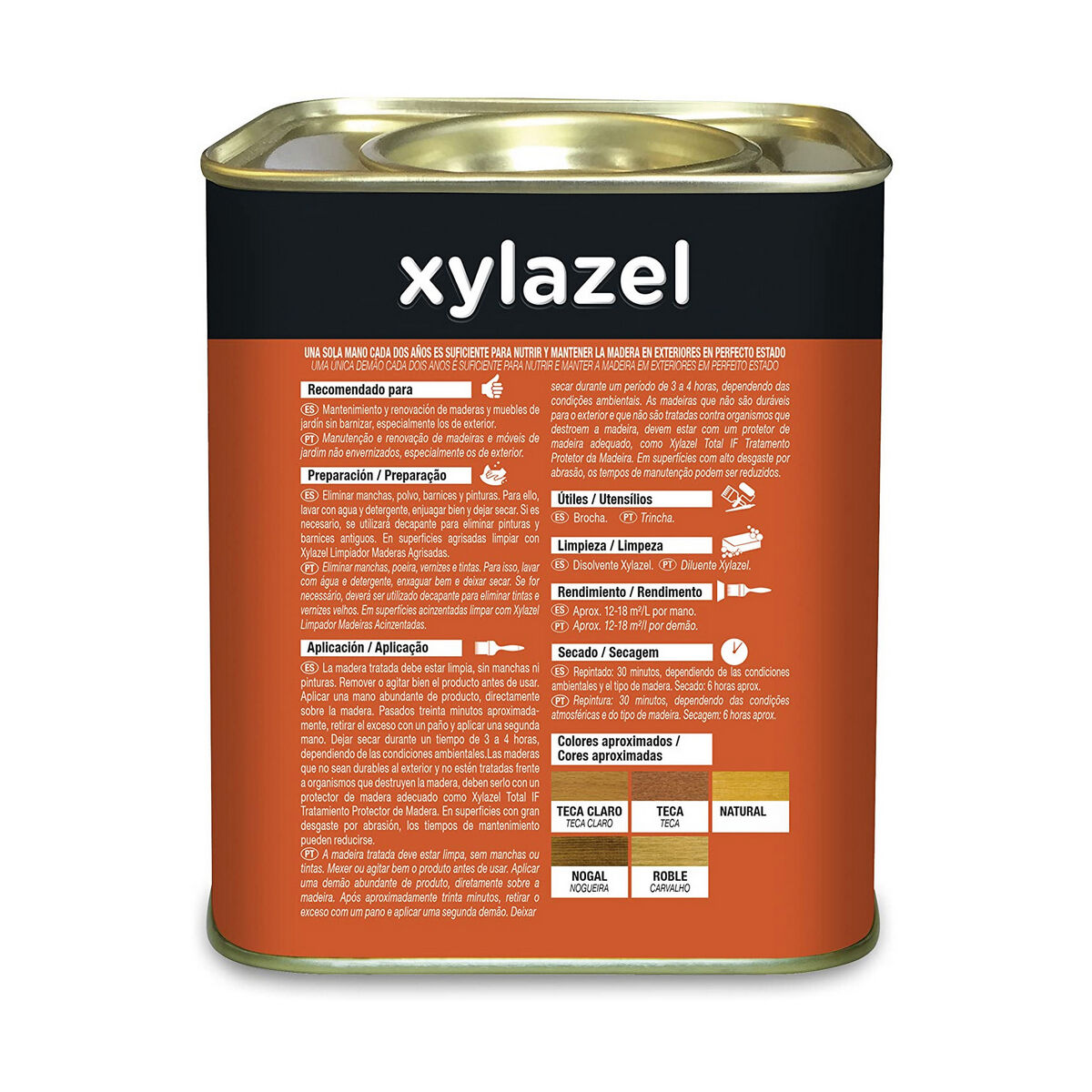 Teakolja Xylazel Classic Honung 750 ml Matt - 4