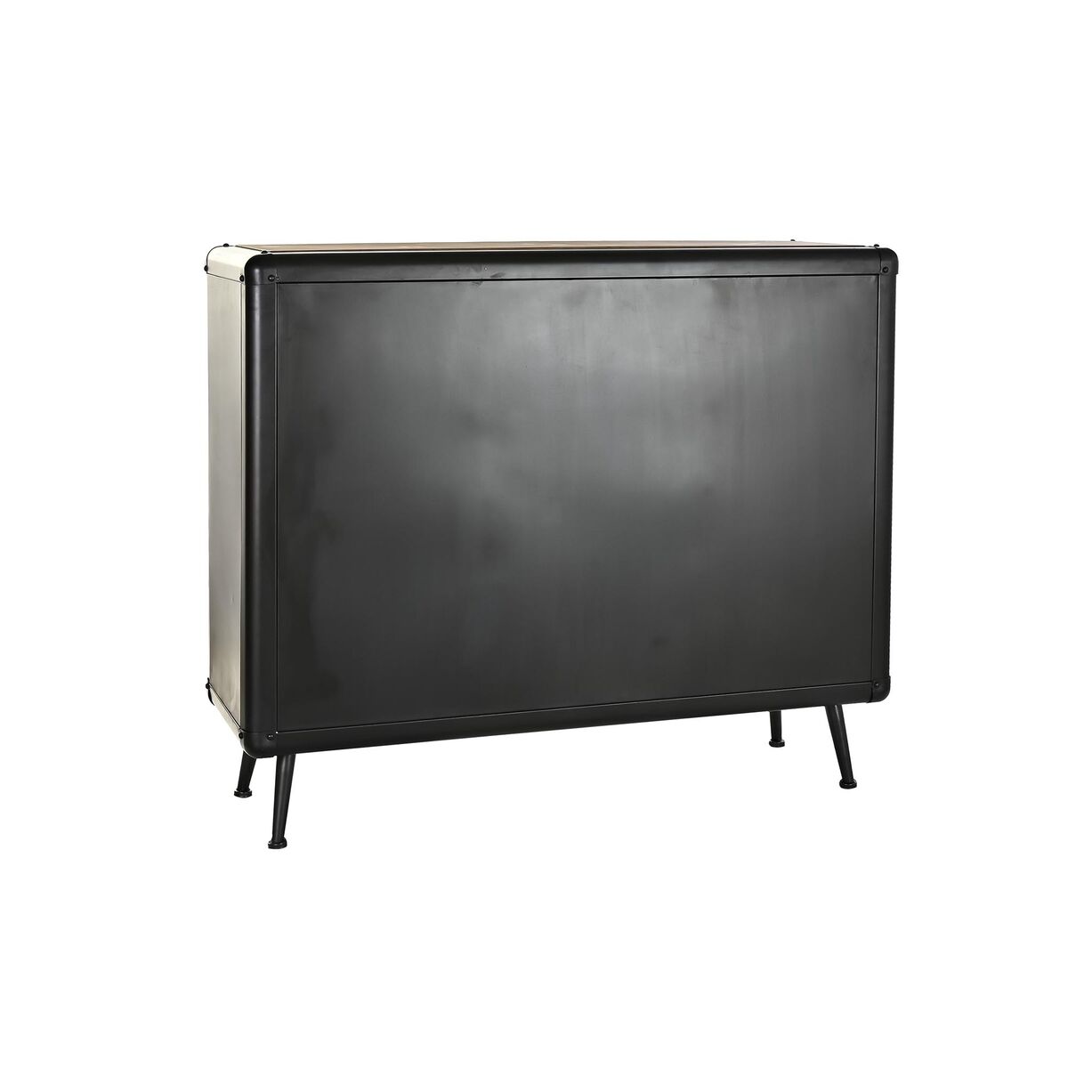 Byrå DKD Home Decor Brun Svart Metall Gran Loft 114 x 42 x 96 cm - 7