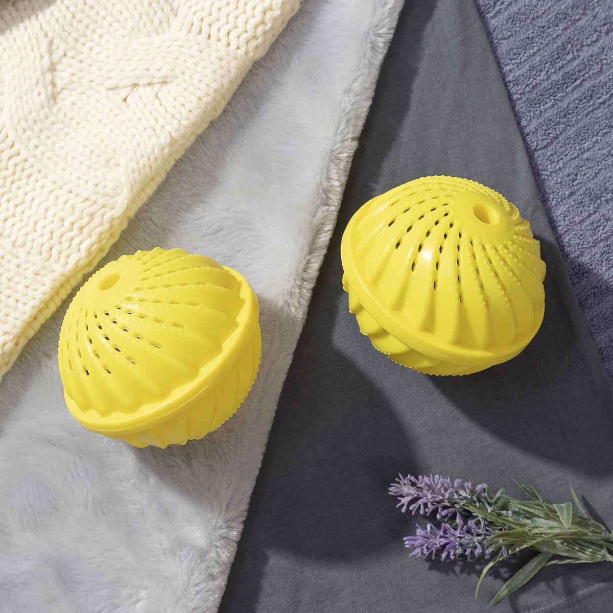 Bollar för att Tvätta Kläder utan Tvättmedel Delieco InnovaGoods Förpackning med 2 masker - 14