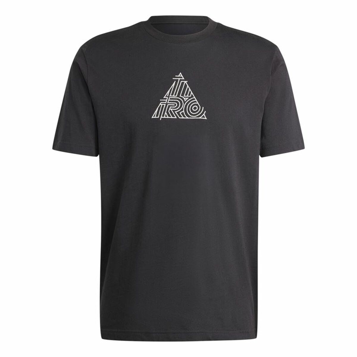 T-shirt med kortärm Herr Adidas House Of Tiro Metallic Graphic Svart