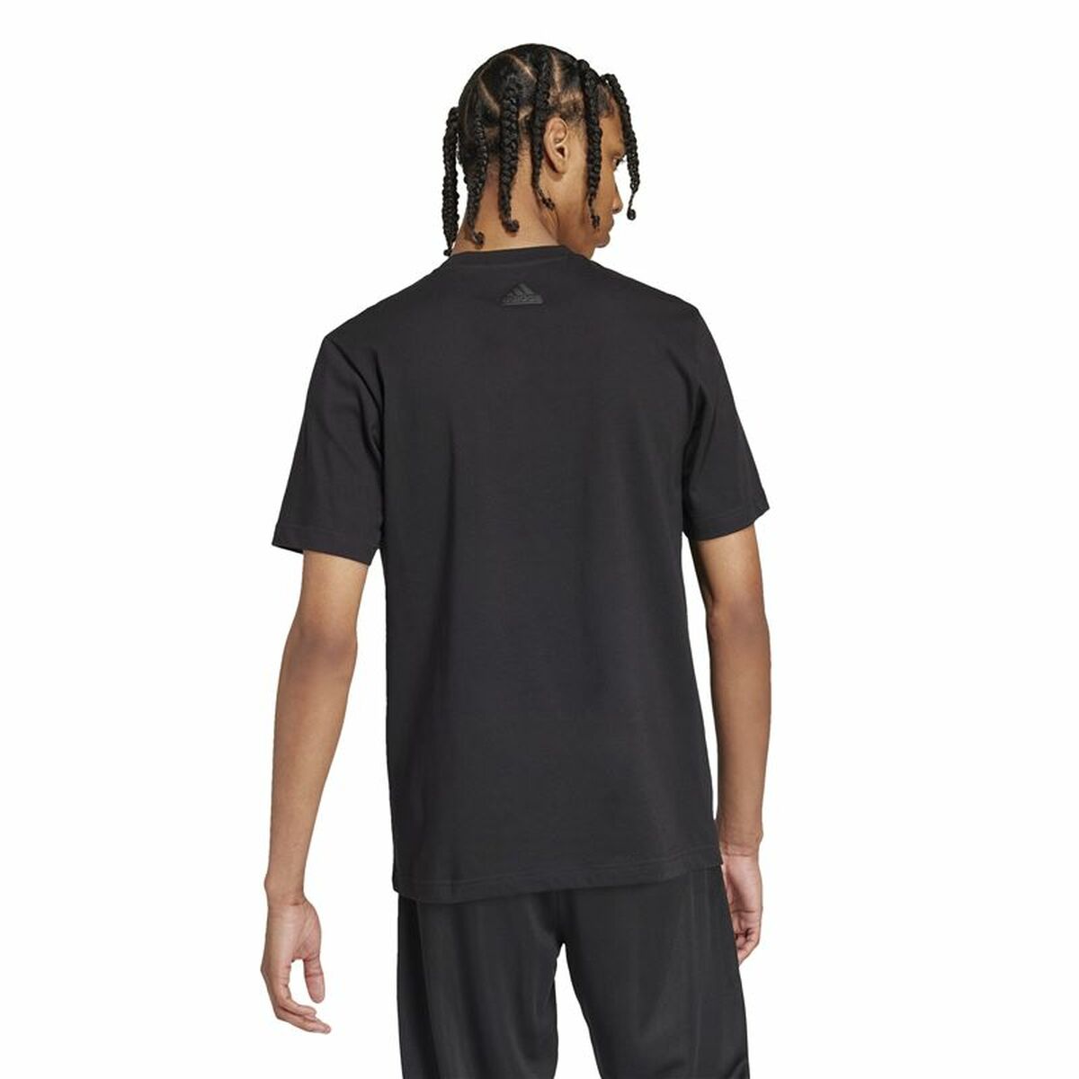 T-shirt med kortärm Herr Adidas House Of Tiro Metallic Graphic Svart - 3