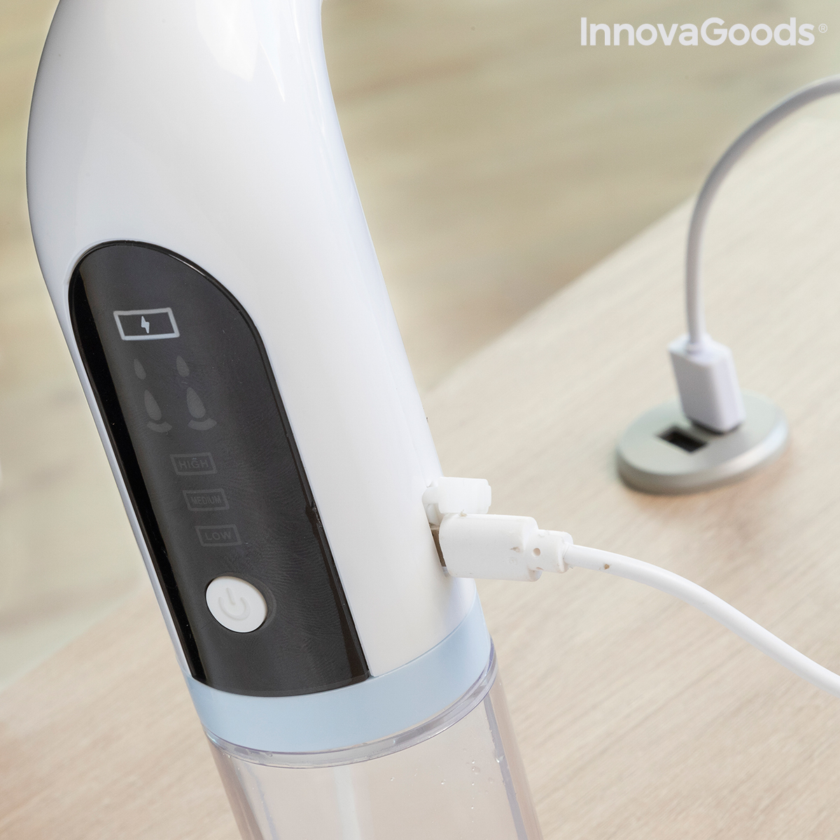 Laddningsbart Hydro-rengöringsmaskin för ansikte Hyser InnovaGoods - 8