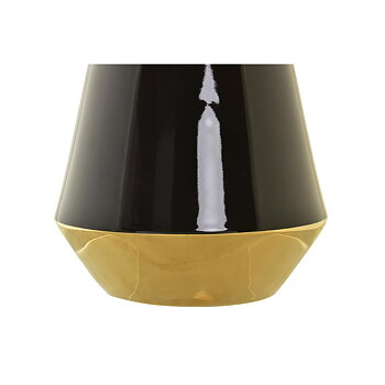 Vas DKD Home Decor Porslin Gyllene Dvobarvna Modern (19 x 19 x 35 cm)