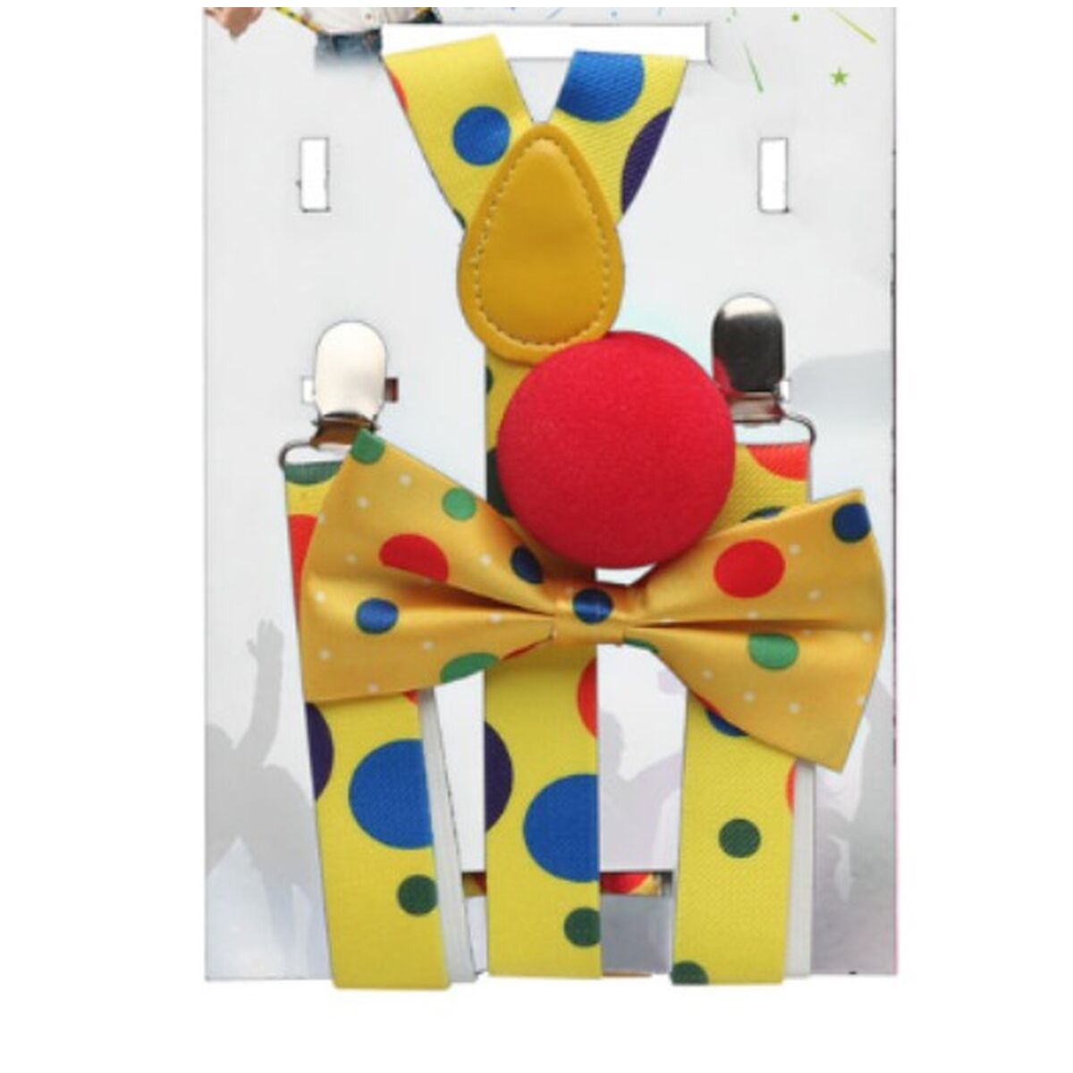 Maskeraddräktsaccessoarer Multicolour Clown - 6