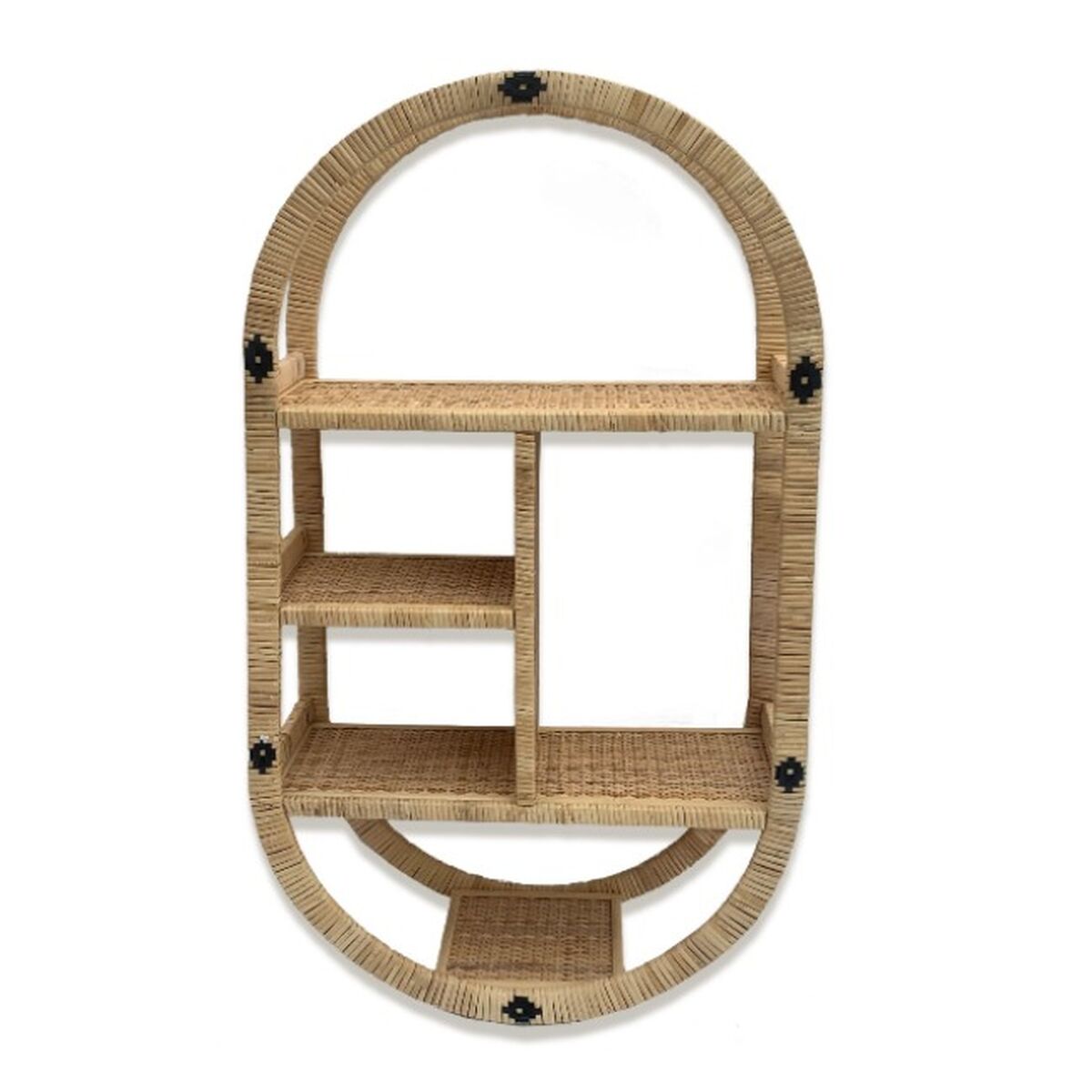 Bokhylla Versa Rattan 16 x 80 x 45 cm - 2