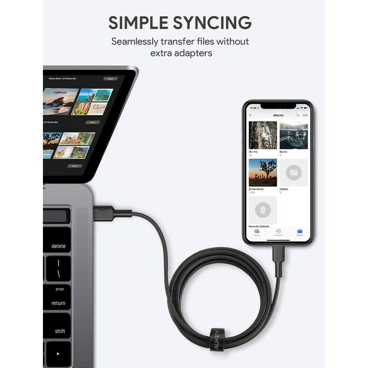 Kabel Lightning Aukey CB-CL03 2 m - 16