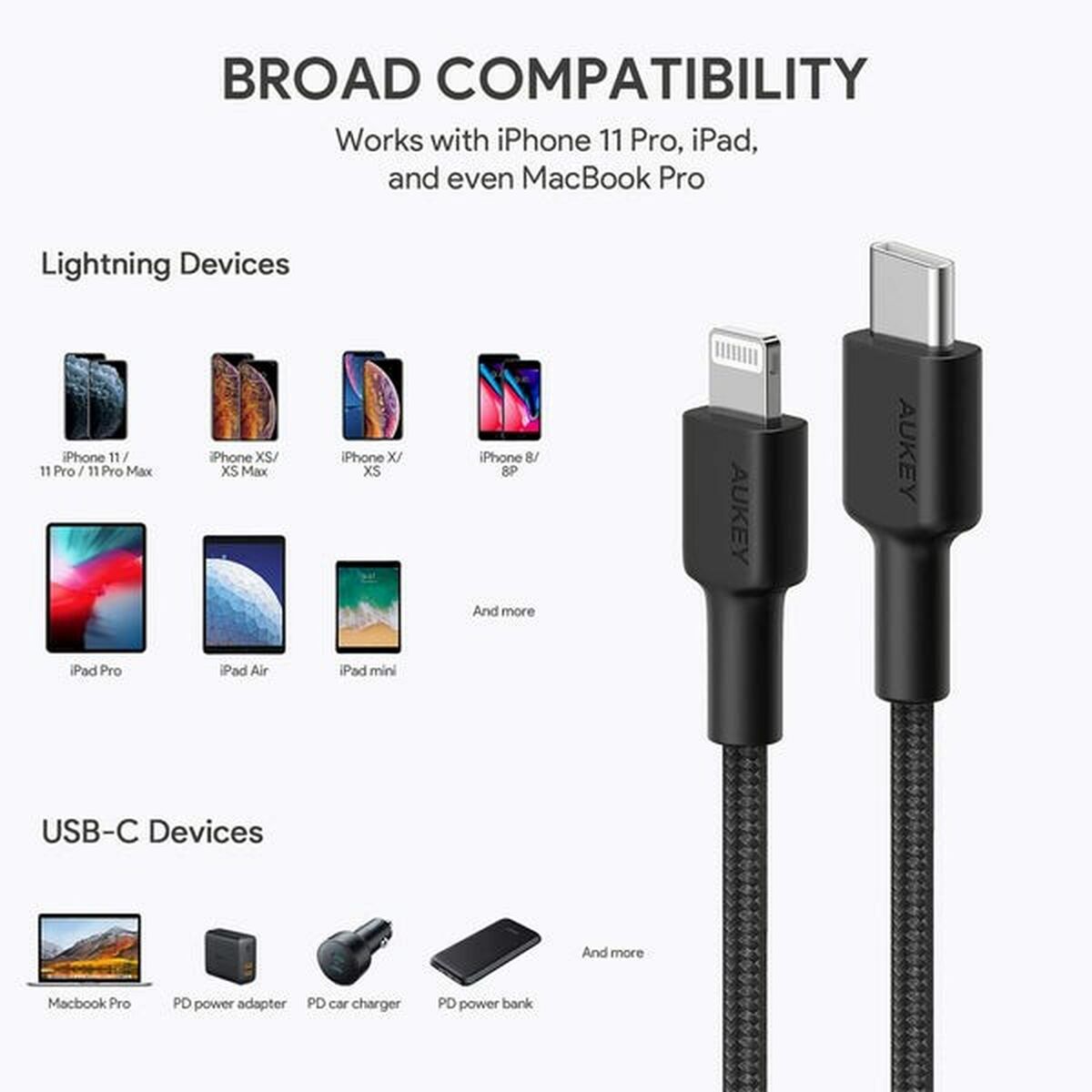 Kabel Lightning Aukey CB-CL03 2 m - 3