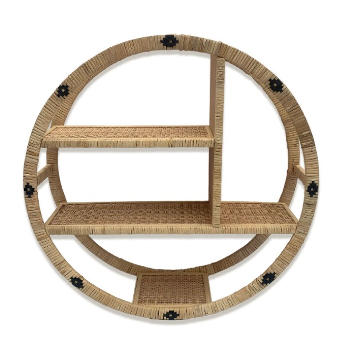 Bokhylla Versa Rattan 16 x 59 x 59 cm Rund - 2