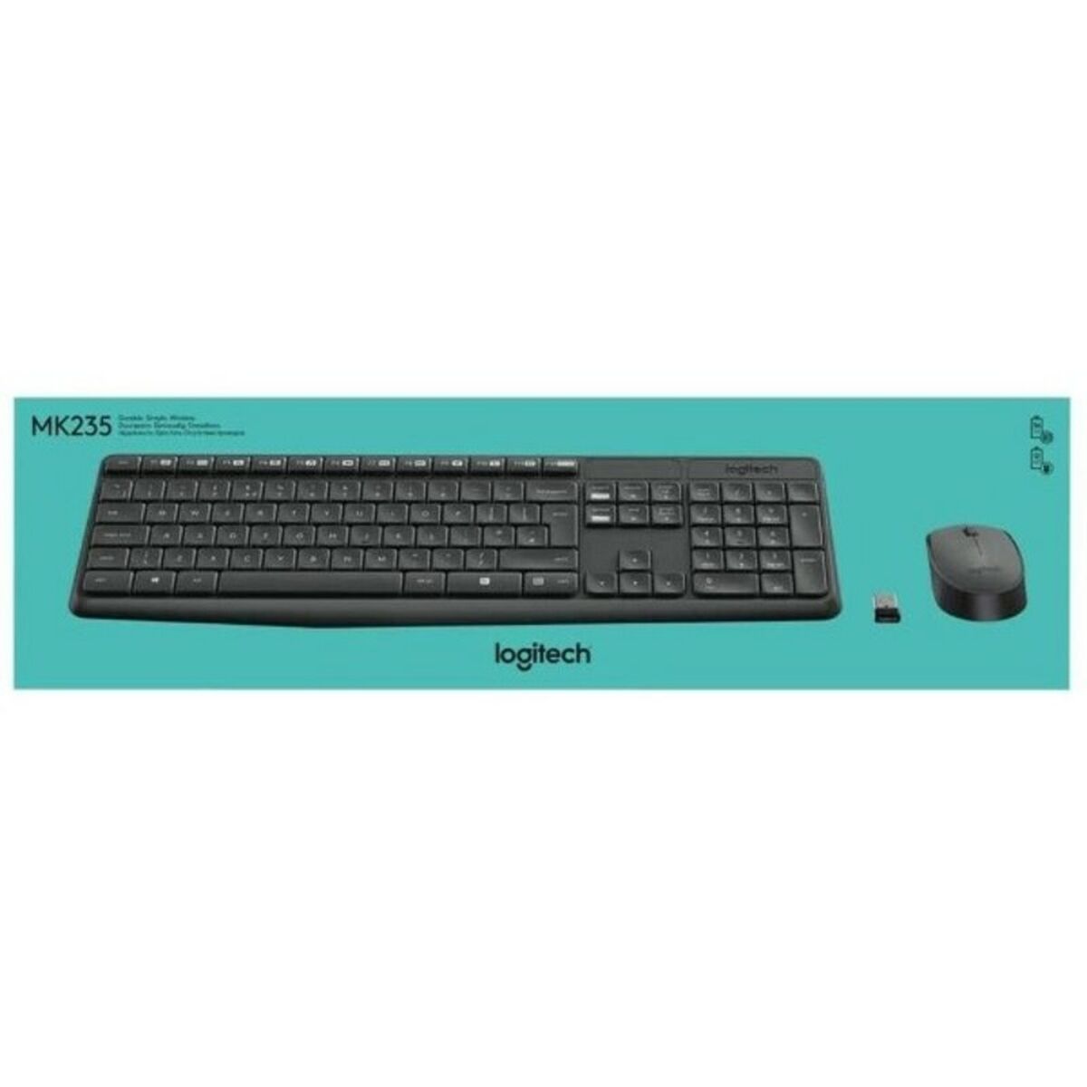 Trådlöst Tangentbord och Mus Logitech 920-007919 Grå Qwerty Spanska QWERTY - 2