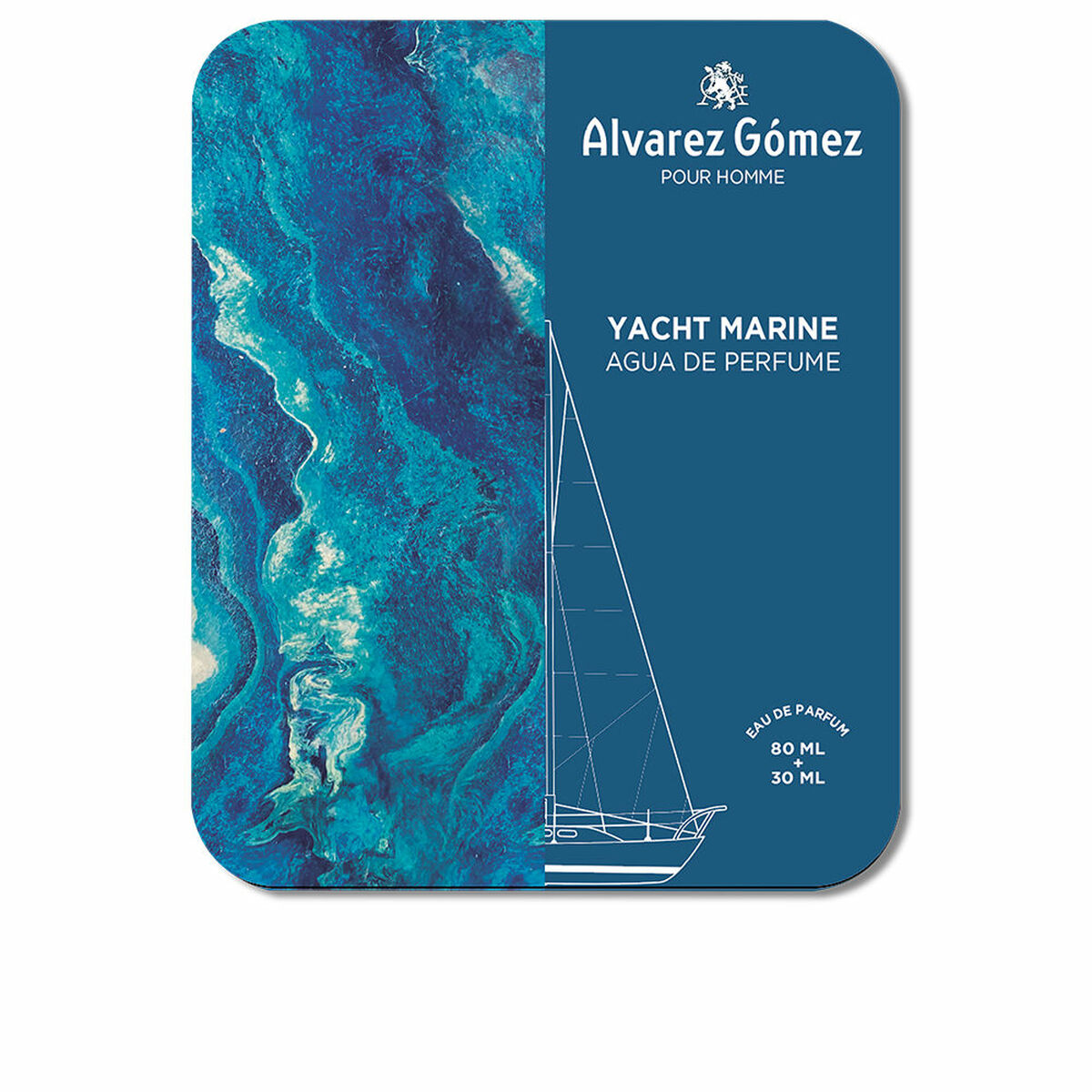 Parfymset Herrar Alvarez Gomez YACHT MARINE EDP 2 Delar