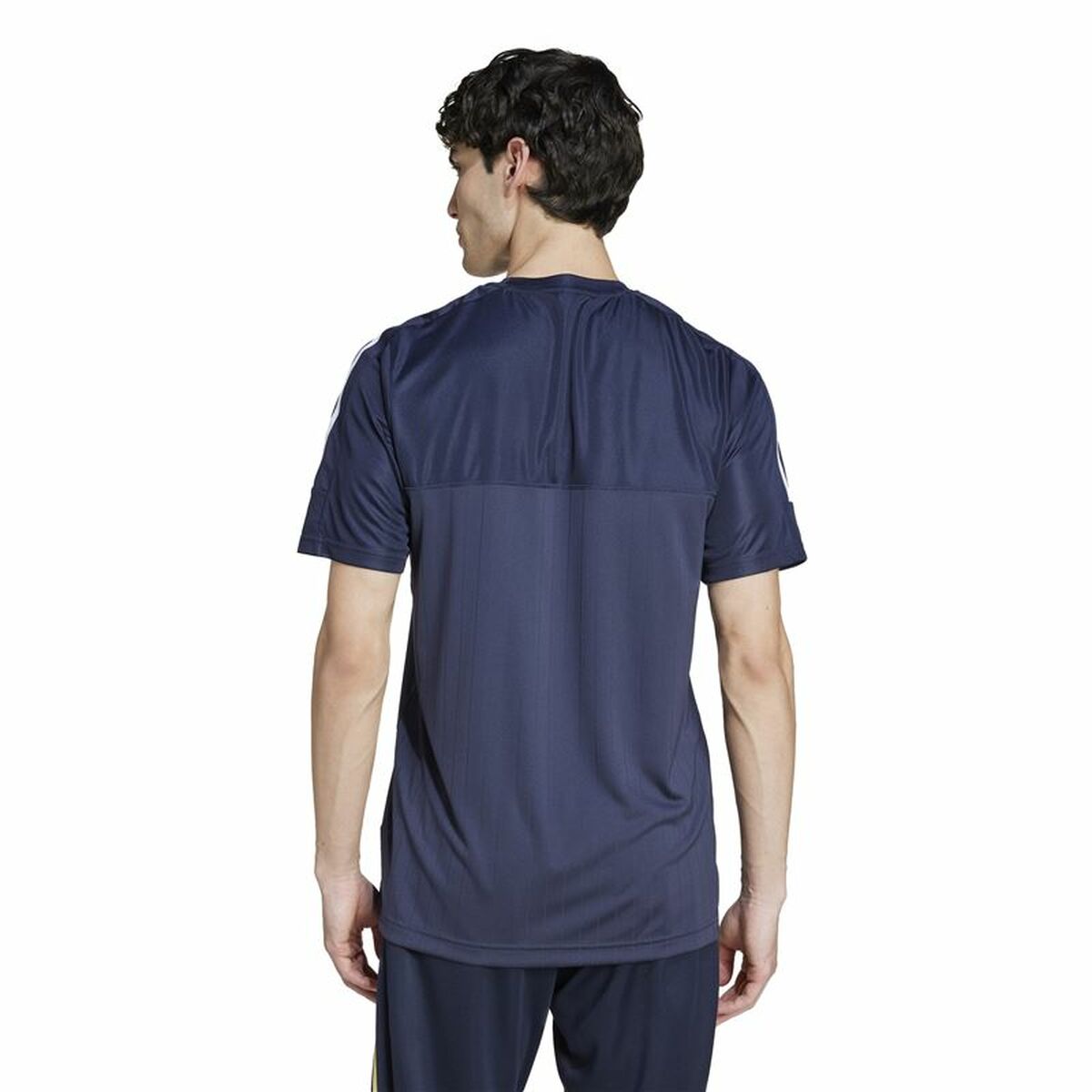 T-shirt med kortärm Herr Adidas Tiro Blå - 3