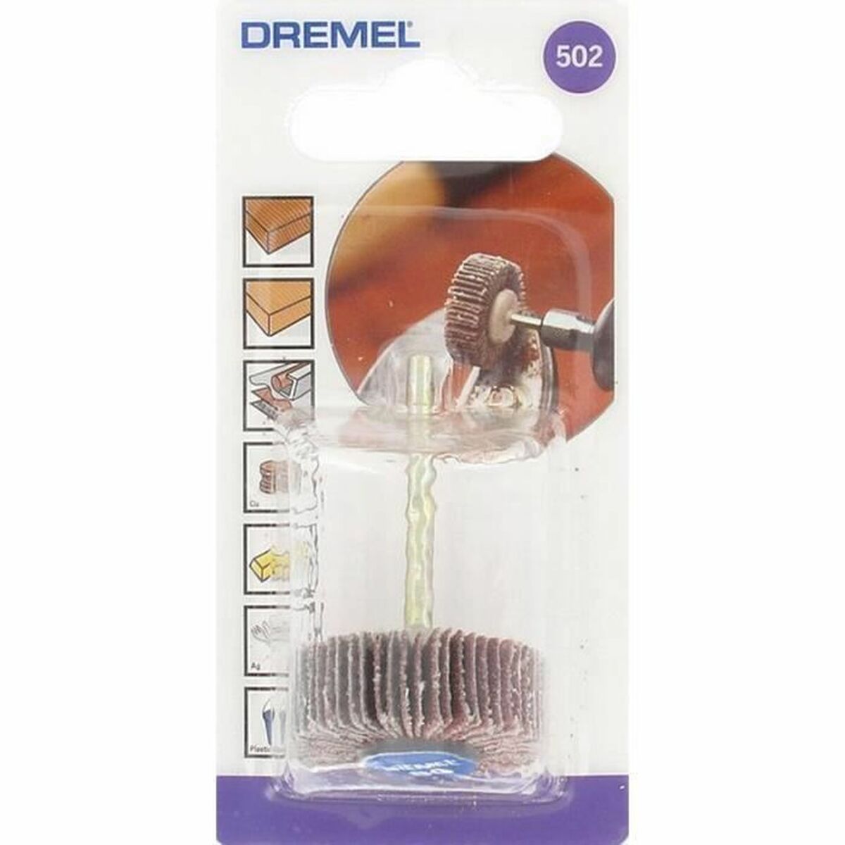 Abrasive Brush Dremel 502 Plast Ø 9,5 mm 80 g - 2