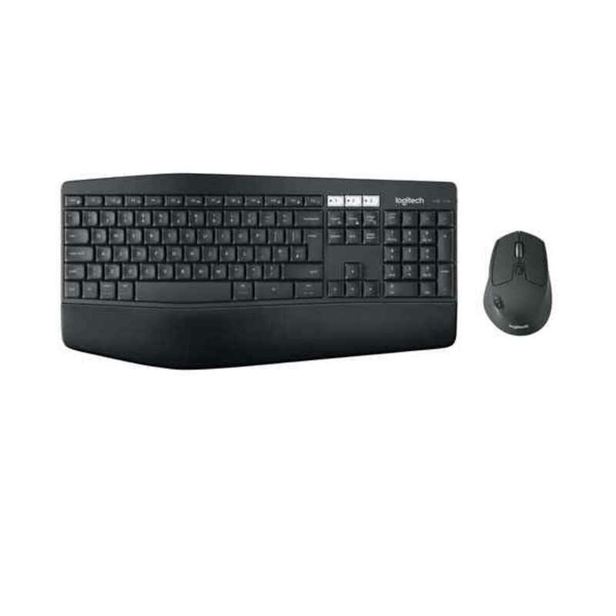 Tangentbord och Mus Logitech 920-008228 Svart Qwerty Spanska QWERTY