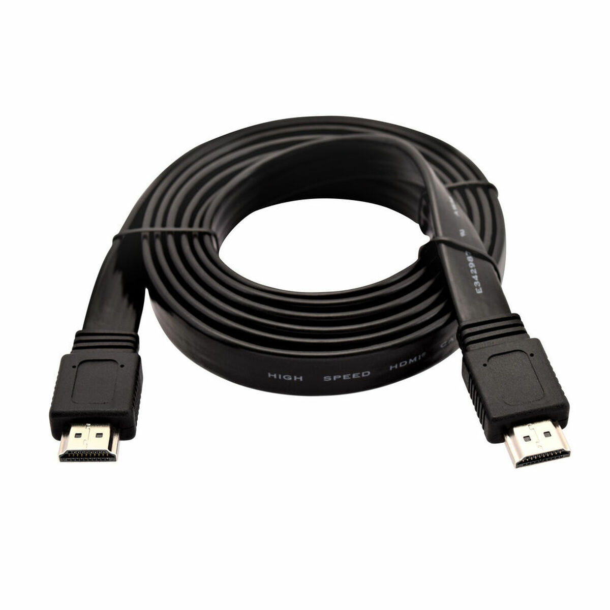 Kabel HDMI V7 V7HDMI4FL-02M-BK-1E Svart - 3