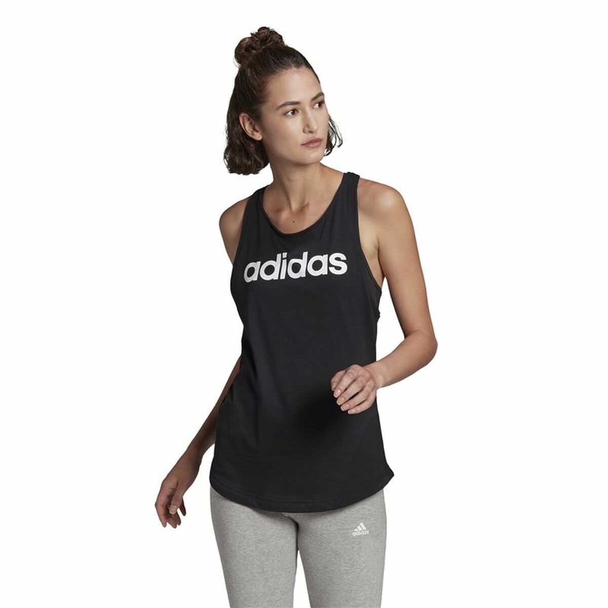 T-shirt med kortärm Herr Adidas Svart - 2