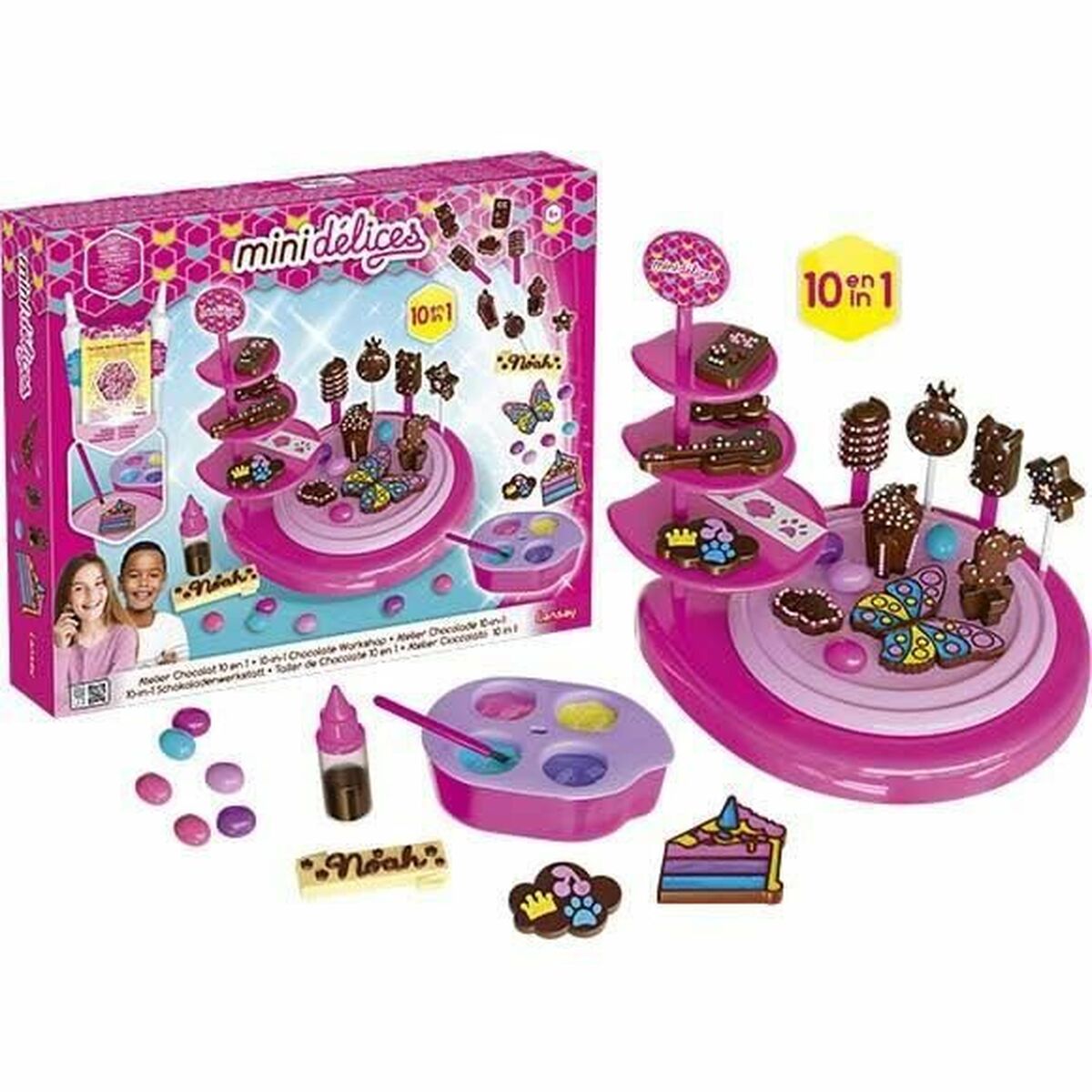 Craft Game Lansay Mini Délices - 10 In 1 Chocolate Workshop  Bageri - 10