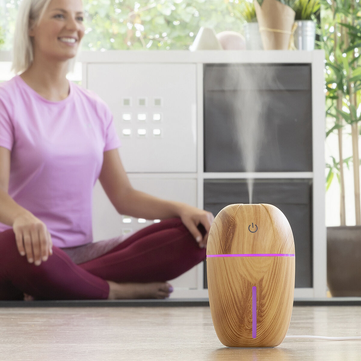 Miniluftfuktare och doftspridare Honey Pine InnovaGoods - 2
