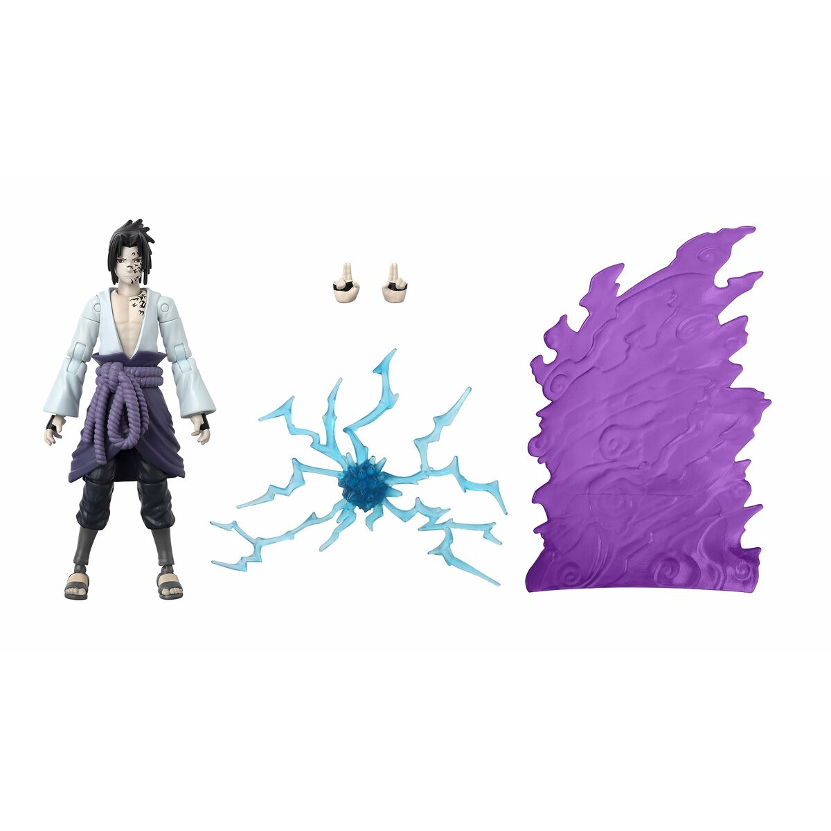 Actionfigurer Naruto Shippuden Bandai Anime Heroes Beyond: Sasuke Uchiha 17 cm - 6