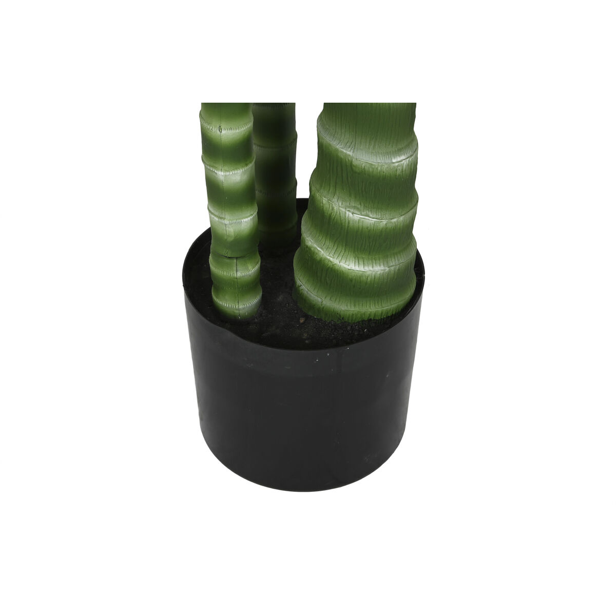 Dekorativ växt Home ESPRIT Polyetylen Cement Palmträd 100 x 100 x 235 cm - 2
