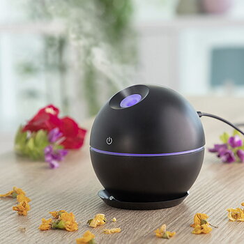 Miniluftfuktare och doftspridare Black InnovaGoods