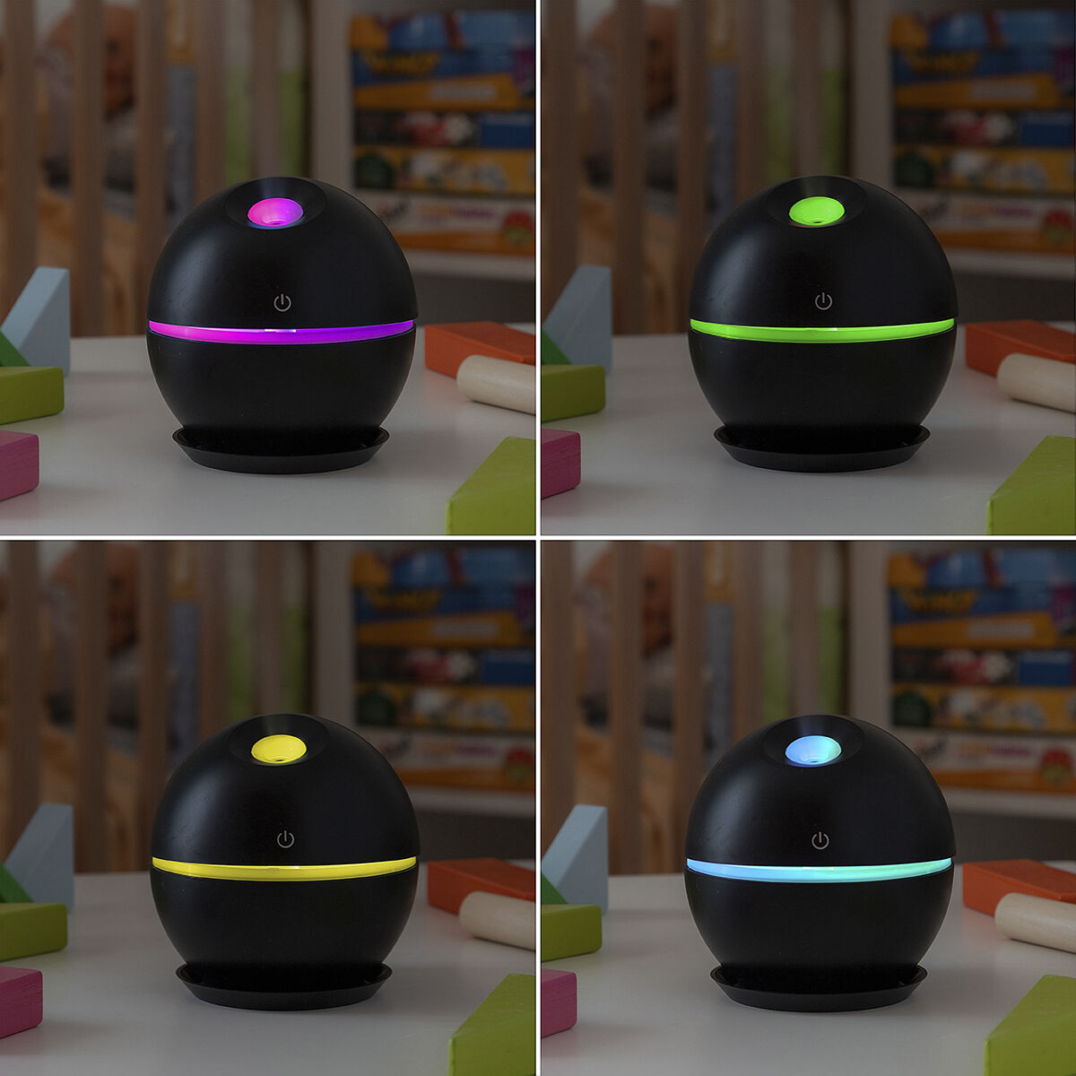 Miniluftfuktare och doftspridare Black InnovaGoods - 4