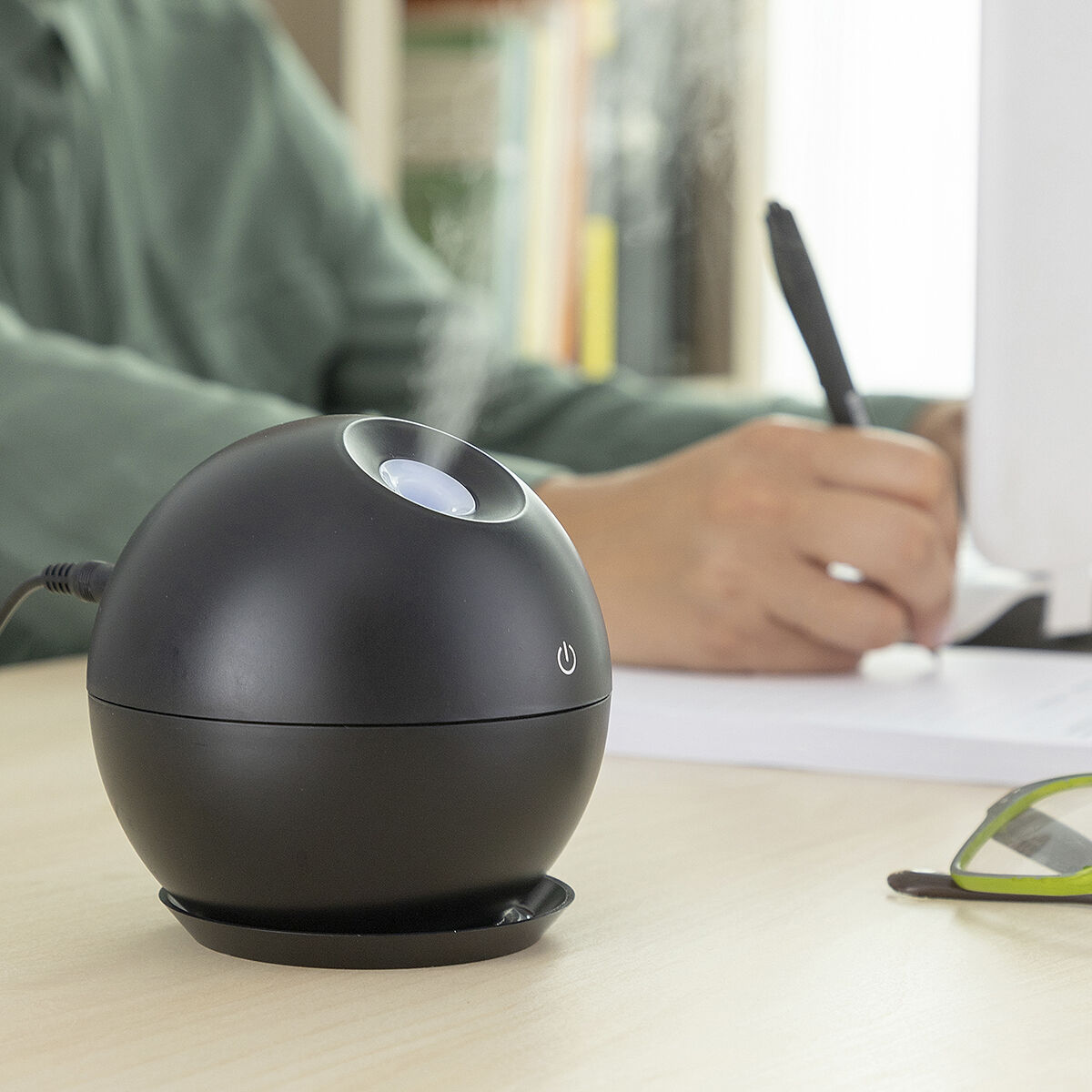 Miniluftfuktare och doftspridare Black InnovaGoods - 3