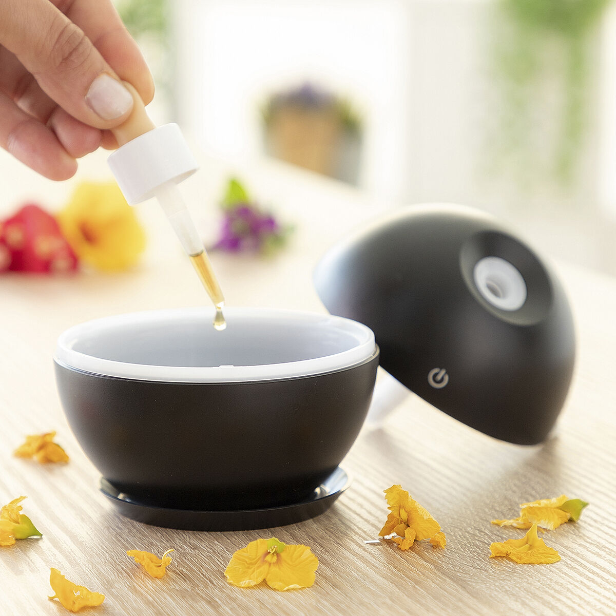 Miniluftfuktare och doftspridare Black InnovaGoods - 6