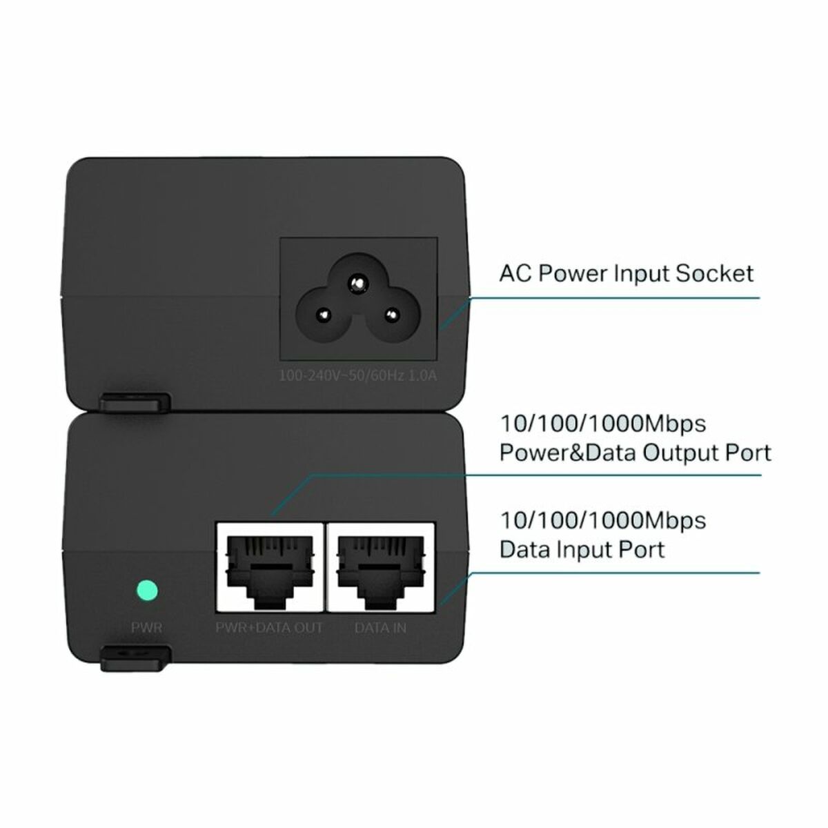 POE-injektor TP-Link TL-POE160S - 2