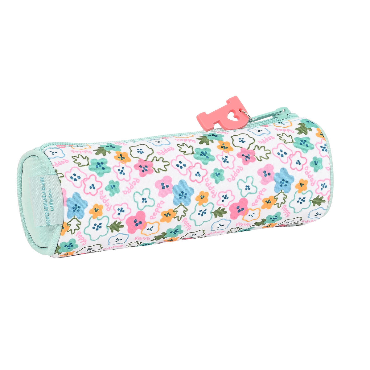 Cylindrisk skolväska Peppa Pig Cosy corner Ljusblå (20 x 7 x 7 cm) - 4