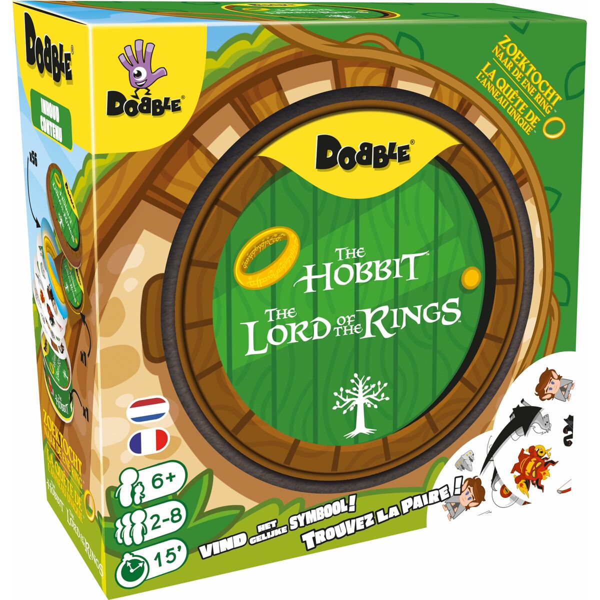 Sällskapsspel Asmodee Dobble The Lord of the Rings 17 x 6 x 14 cm
