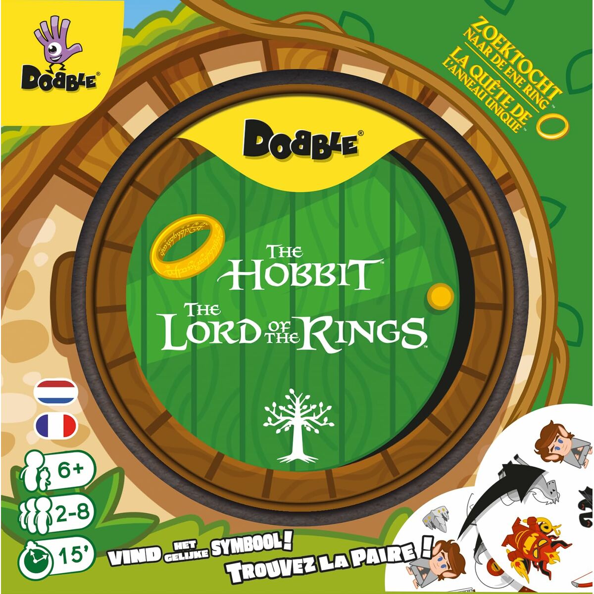 Sällskapsspel Asmodee Dobble The Lord of the Rings 17 x 6 x 14 cm - 2
